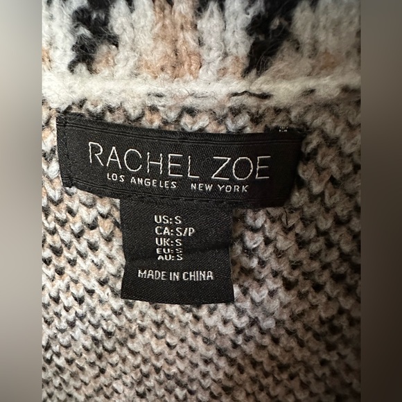 NWOT Rachel Zoe Double Breasted Cardigan - Picture 2 of 5